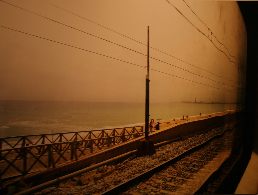 Floriane Réthoré "Barcelone, un train en été"