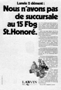 LANVIN INTERMARCO ELVINGER